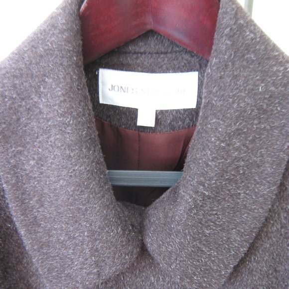 NWT Jones New York Greige Mohair Blend Coat - Picture 3 of 7